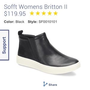 Sofft Leather waterproof slip on